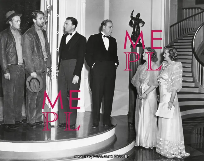 : Three Hollywood actors with their Stand-Ins during : Three Hollywood actors with their Stand-Ins during
