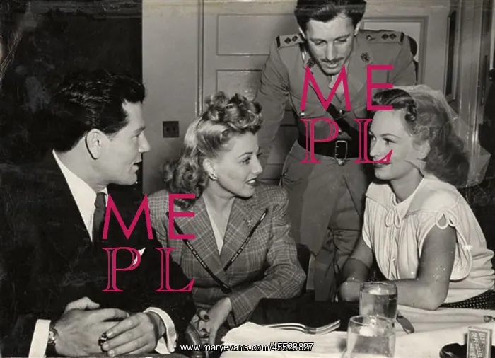 : Hollywood group with Hardy Amies suit : Hollywood group with Hardy Amies suit