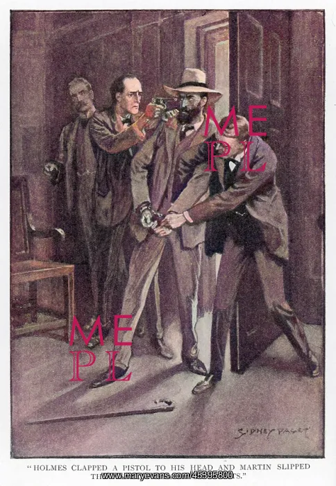  : Holmes clapped a pistol