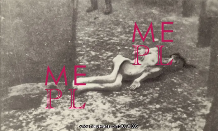  : Holocaust: Dead body lying on the ground outdoors