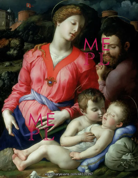 : The Holy Family, by Bronzino : The Holy Family, by Bronzino