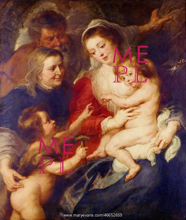  : Holy Family, by Rubens