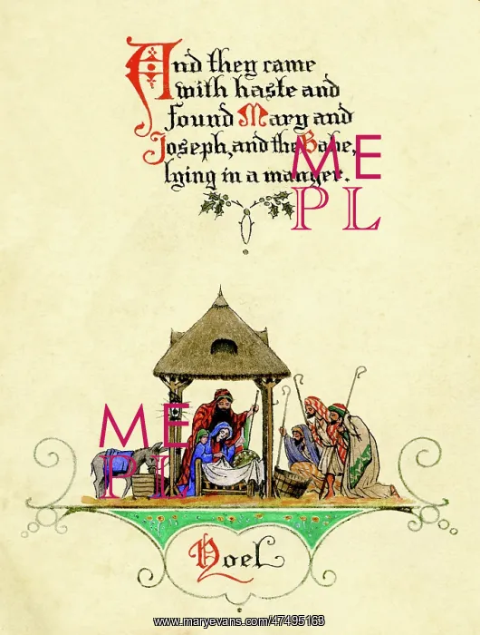 : The Holy Family with three shepherds : The Holy Family with three shepherds