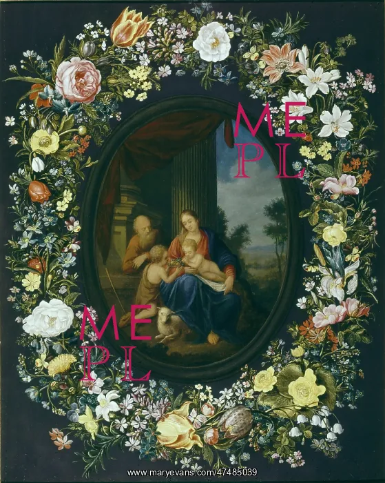 : Holy Family with St John and lamb : Holy Family with St John and lamb