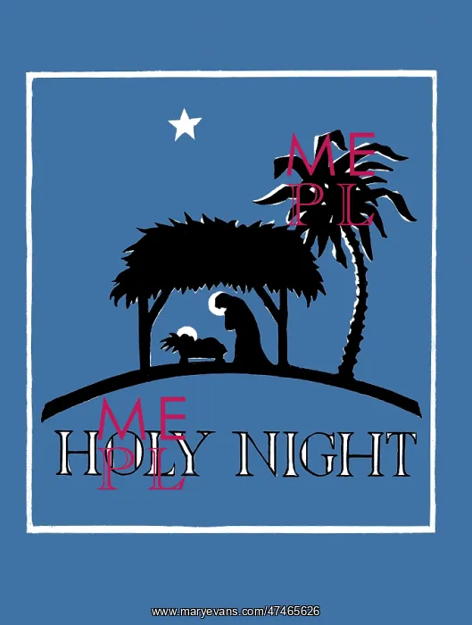 : Holy Night ? Virgin and infant Christ : Holy Night ? Virgin and infant Christ