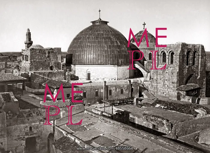 : Holy Sepulchre, Jerusalem, circa 1880s (Bonfils studio) : Holy Sepulchre, Jerusalem, circa 1880s (Bonfils studio)