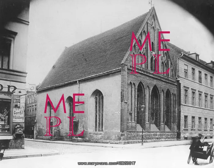 : The Holy Spirit Chapel in Berlin, around 1900 : The Holy Spirit Chapel in Berlin, around 1900