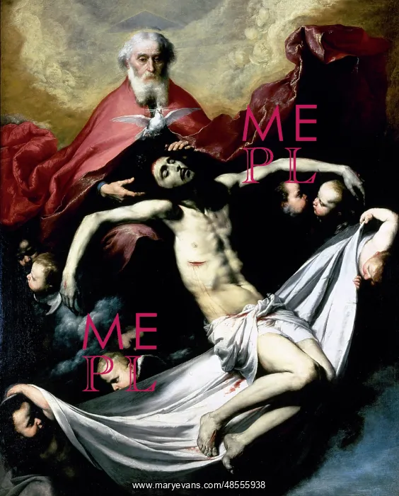 : Holy Trinity. 1632. Jusepe Ribera : Holy Trinity. 1632. Jusepe Ribera