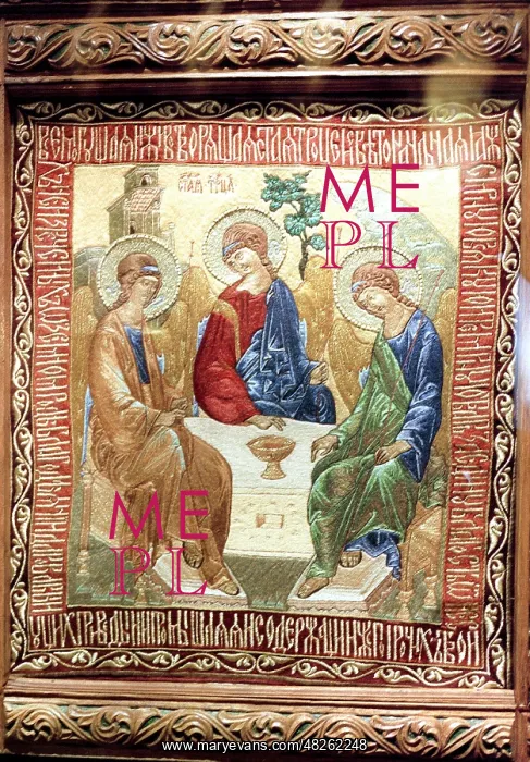  : Holy Trinity icon from Alexy II private collection, 1999