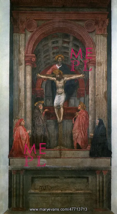  : Holy Trinity, by Masaccio