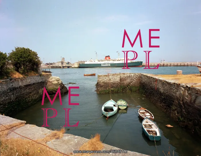 : Holyhead, Anglesey - The harbour and Irish Ferry : Holyhead, Anglesey - The harbour and Irish Ferry