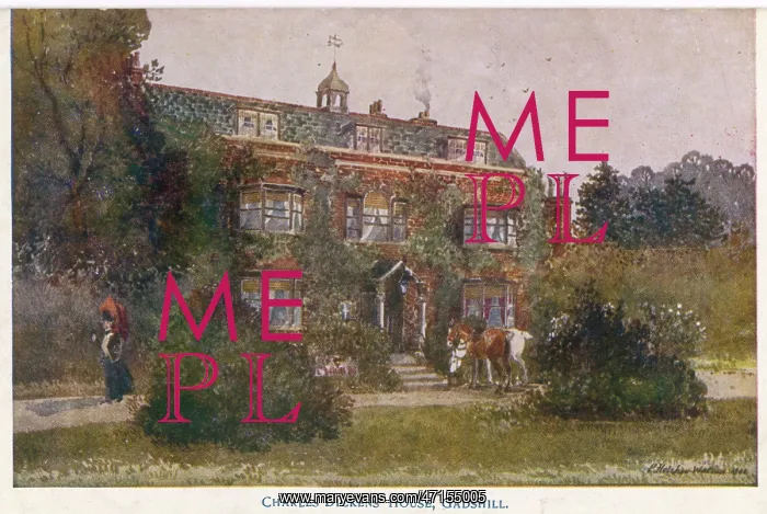 : Home of Charles Dickens at Gadshill, Kent : Home of Charles Dickens at Gadshill, Kent