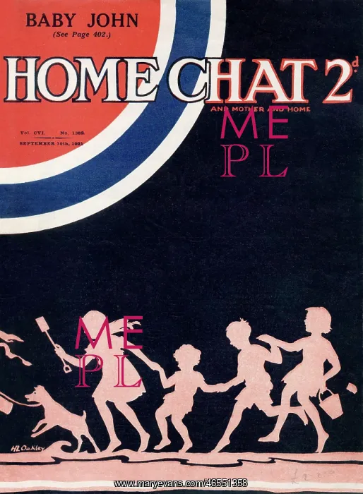: Home Chat front cover by H. L. Oakley : Home Chat front cover by H. L. Oakley
