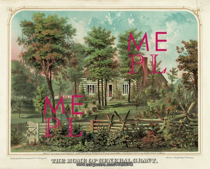 : The home of General Grant, St. Louis County, Mo : The home of General Grant, St. Louis County, Mo