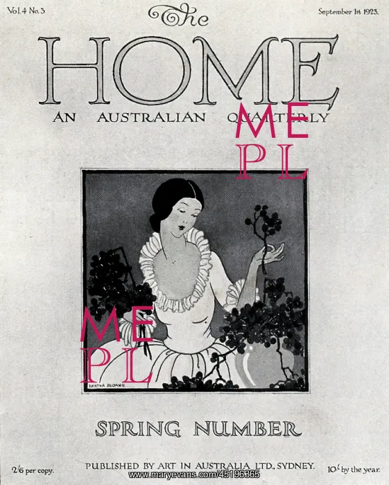 : The Home Magazine Cover Advertisement : The Home Magazine Cover Advertisement