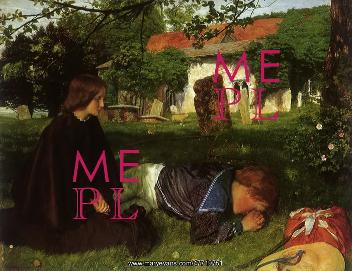 : Home From The Sea, by Arthur Hughes : Home From The Sea, by Arthur Hughes