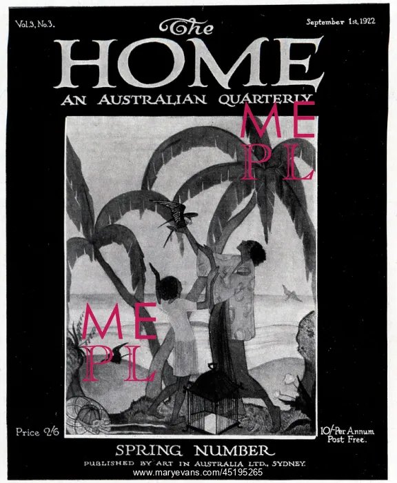 : The Home Spring Magazine Cover 1922 : The Home Spring Magazine Cover 1922
