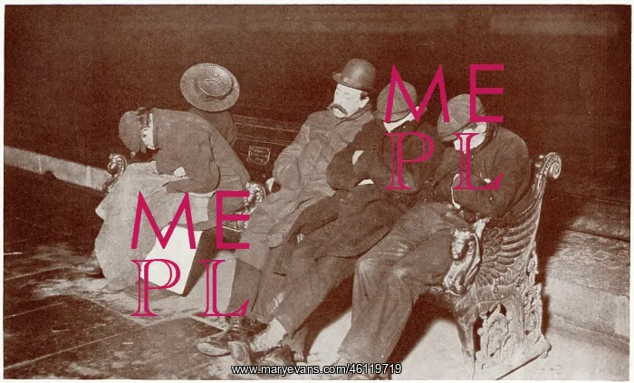 : Homeless in London 1908 : Homeless in London 1908