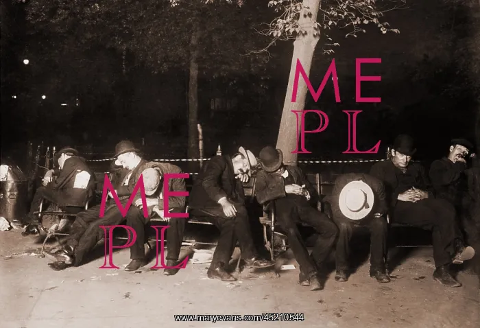 : Homeless men sleeping on a park bench in ? : Homeless men sleeping on a park bench in ?
