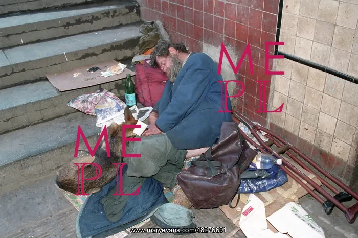: Homeless in Moscow, 1995 : Homeless in Moscow, 1995