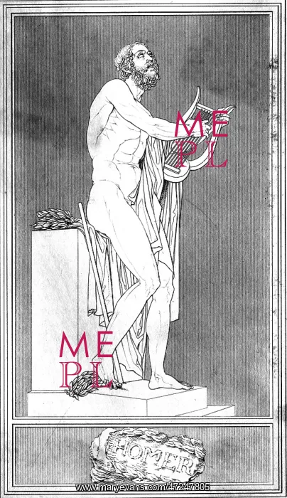  : HOMER Blind Greek poet