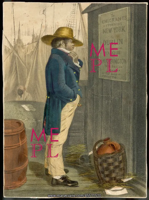 : HOMESICK IRISH EMIGRANT : HOMESICK IRISH EMIGRANT
