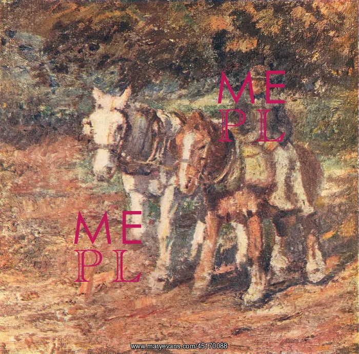 : Homeward. An oil painting of a pair of homeward bound horses of brown : Homeward. An oil painting of a pair of homeward bound horses of brown