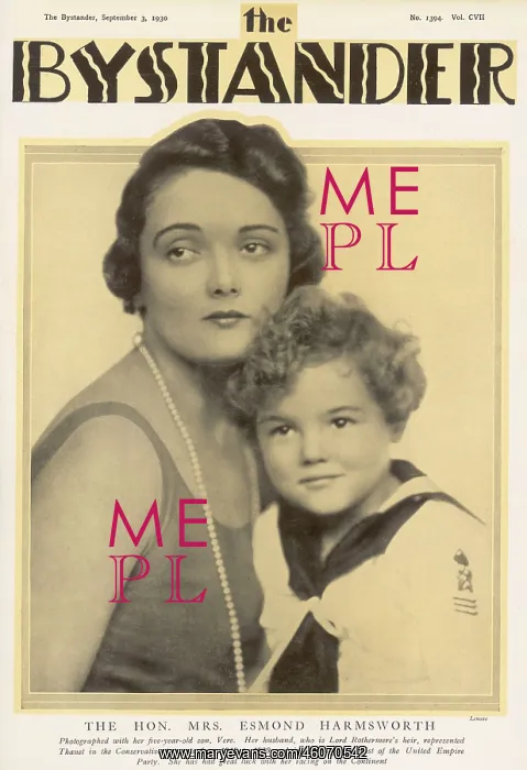 : The Hon. Mrs Esmond Harmsworth : The Hon. Mrs Esmond Harmsworth