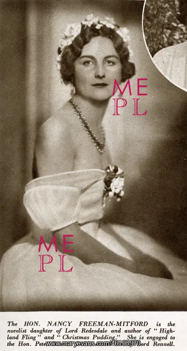 : Hon Nancy Freeman-Mitford, novelist : Hon Nancy Freeman-Mitford, novelist