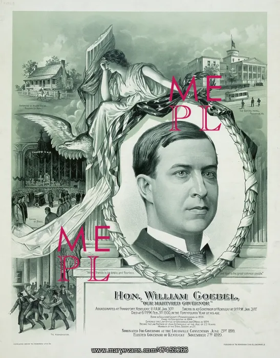 : Hon. William Goebel, our martyred governor : Hon. William Goebel, our martyred governor