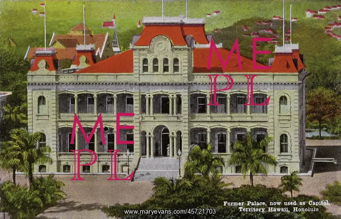 : Honolulu, Hawaii, USA - Former Palace, now the Capitol : Honolulu, Hawaii, USA - Former Palace, now the Capitol
