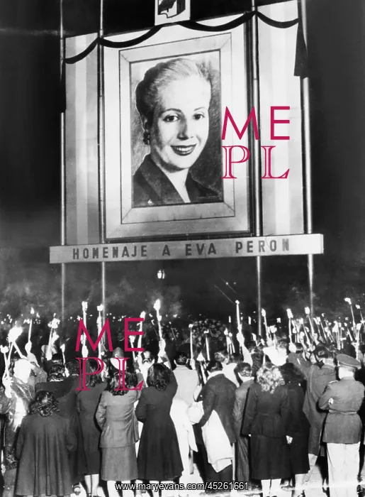 : Honor Eva Peron. Argentines mourning the death : Honor Eva Peron. Argentines mourning the death