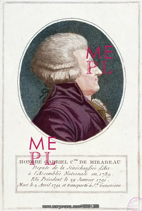 : Honore Gabriel, Comte de Mirabeau : Honore Gabriel, Comte de Mirabeau