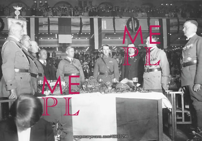 : Honoring of the ocean pilots through the Stahlhelm, circa : Honoring of the ocean pilots through the Stahlhelm, circa