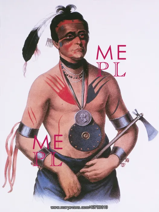 : Hoo-Wan-Ne-Ka - Native American - Man : Hoo-Wan-Ne-Ka - Native American - Man