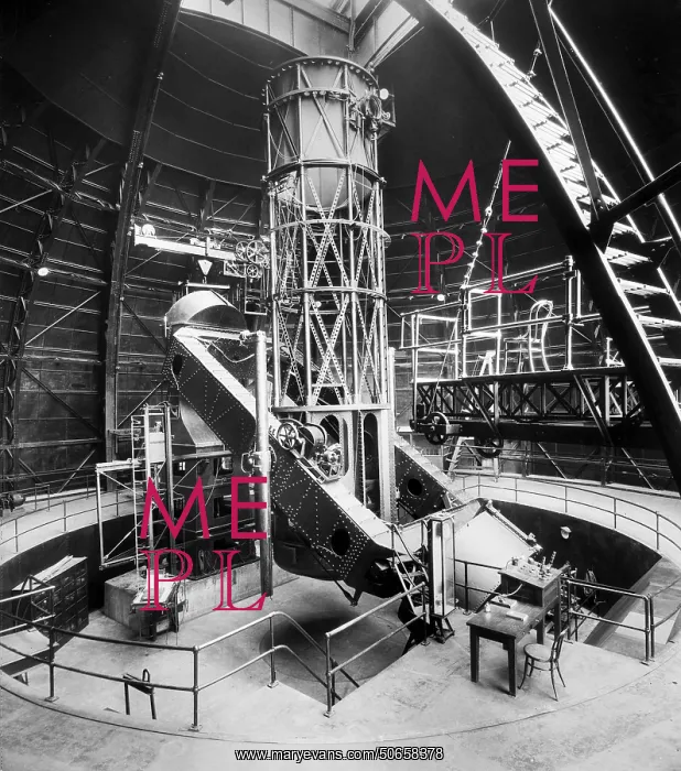 : Hooker 100-inch Telescope, Mt Wilson Observatory, c. 1920 : Hooker 100-inch Telescope, Mt Wilson Observatory, c. 1920