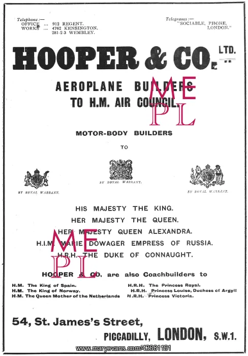 : Hooper & Co - Coachbuilders : Hooper & Co - Coachbuilders