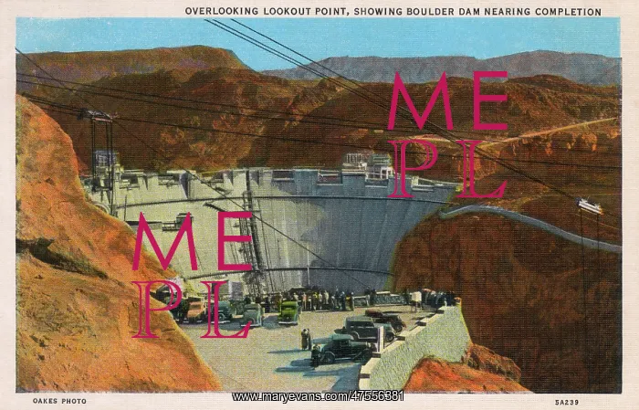 : Hoover Dam, Nevada, USA - Nearing completion : Hoover Dam, Nevada, USA - Nearing completion