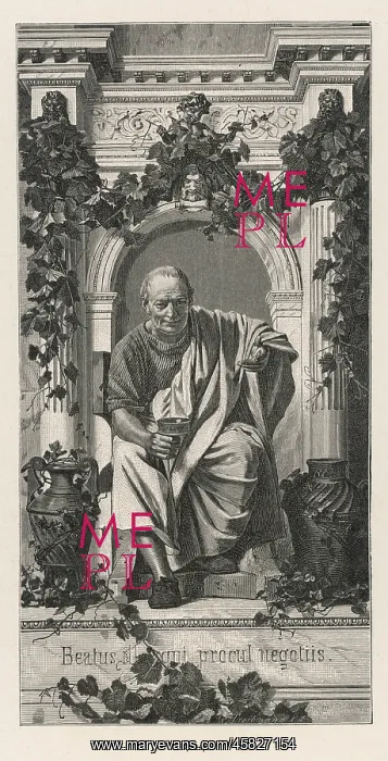 : HORACE IN ARCHWAY : HORACE IN ARCHWAY