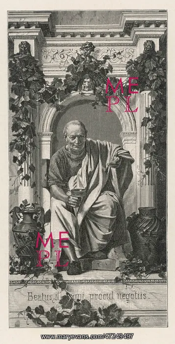 : HORACE IN ARCHWAY : HORACE IN ARCHWAY