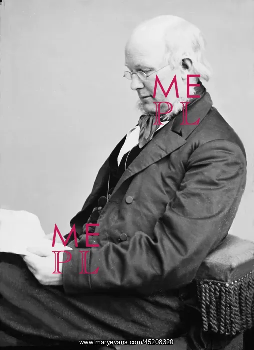 : Horace Greeley (1811-1872), ca. 1860. ? : Horace Greeley (1811-1872), ca. 1860. ?