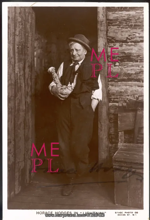  : HORACE HODGES / POSTCARD