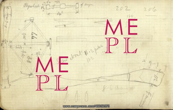 : Horace Short's notebook - sketches of Wright Flyer at Pau : Horace Short's notebook - sketches of Wright Flyer at Pau