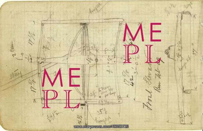 : Horace Short's notebook - sketches of Wright Flyer at Pau : Horace Short's notebook - sketches of Wright Flyer at Pau