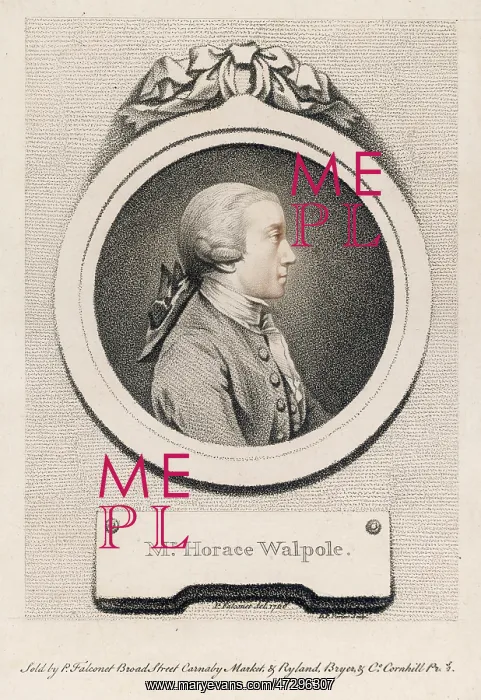 : HORACE WALPOLE / FALCONET : HORACE WALPOLE / FALCONET
