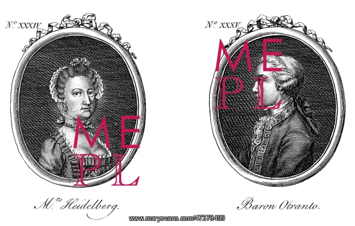 : HORACE WALPOLE & FRIEND : HORACE WALPOLE & FRIEND