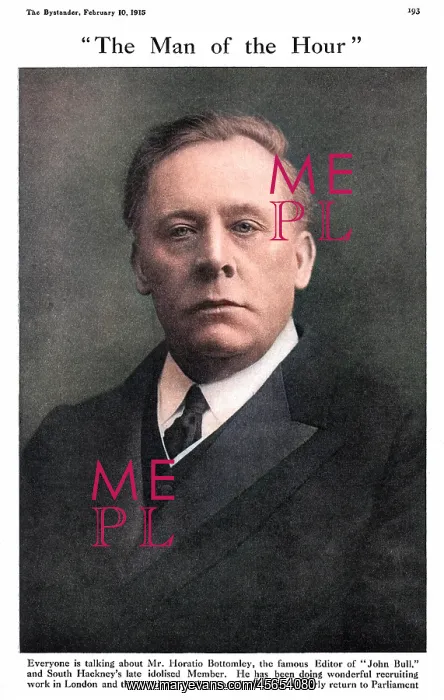 : Horatio Bottomley, 1915 : Horatio Bottomley, 1915