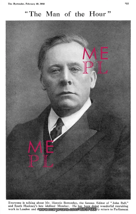 : Horatio Bottomley, 1915 : Horatio Bottomley, 1915