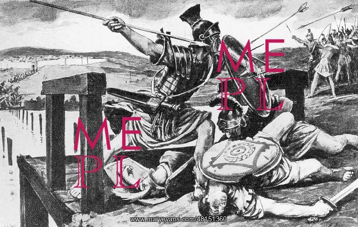 : Horatius Cocles defends Rome : Horatius Cocles defends Rome