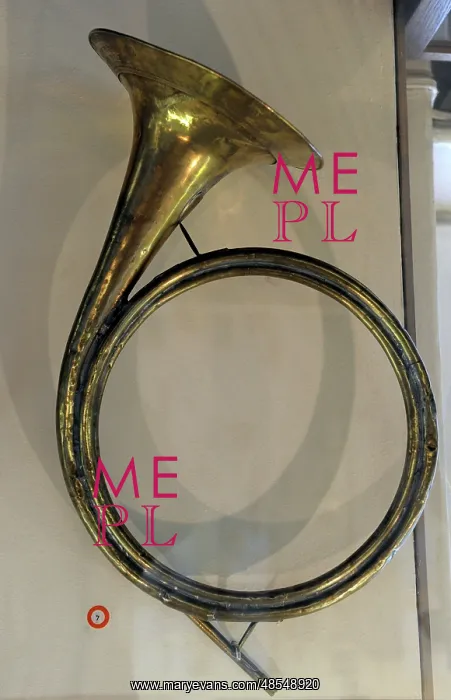 : Horn. Brass instrument. Germany, 1747. Museum of History and : Horn. Brass instrument. Germany, 1747. Museum of History and